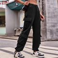 cross-border fashion: european & american style women's denim cargo pants - new  listing, relaxed fit with drawstring design, casual activewear