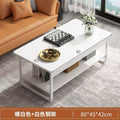 Tv cabinet coffee table living room for home small apartment 2025 modern casual tea table scandinavian floor-to-ceiling glass coffee table combination
