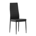Horizontal line chair export cross-border dining chair accessible luxuryclassy home backrest chair restaurant italian soft-packed dining table chair