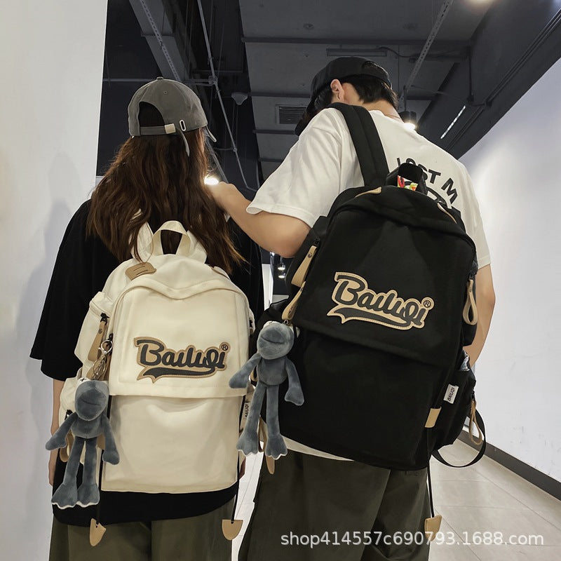 Women's backpack 2024 new casual college student backpack high school junior high school student men's schoolbag large capacity travel bag