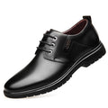 Black formal work shoes leather shoes men's business casual single shoes cross-border wholesale men's casual shoes export work shoes