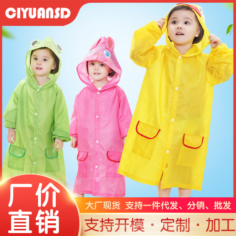 Wholesale kids' raincoats: boys', girls', and toddler sizes - cartoon rain ponchos, cute cape-style rain gear for elementary school students