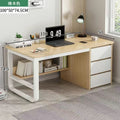 Computer desk desktop office desk bookshelf modern minimalist table home bedroom student writing study desk