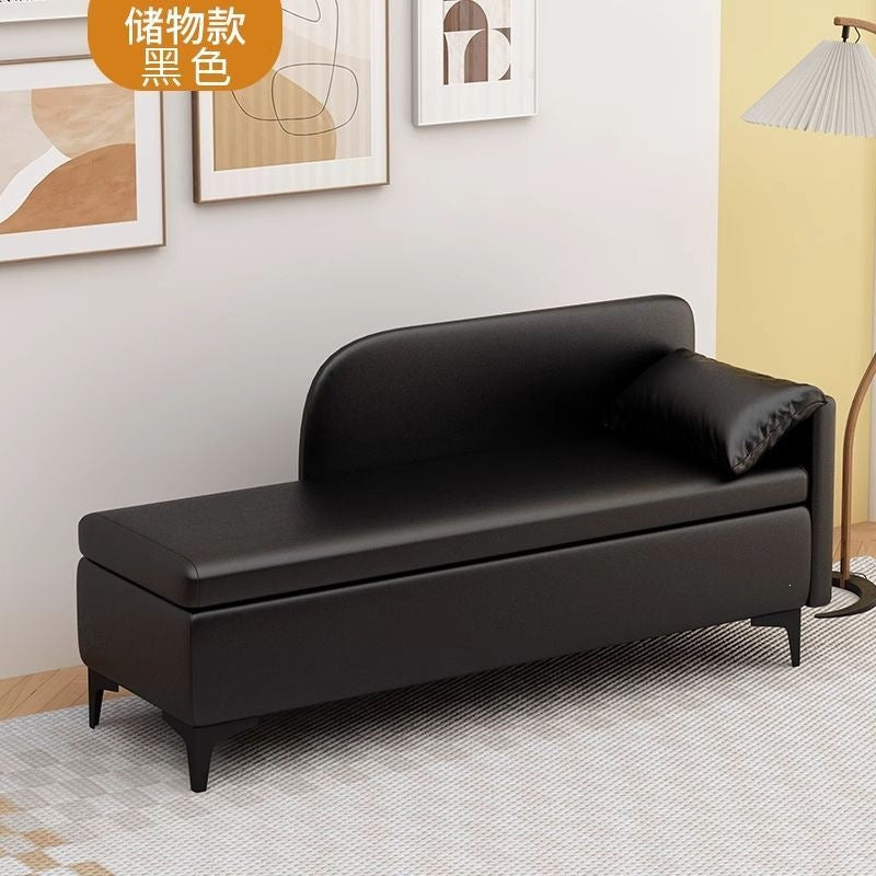 Imperial concubine bench - multi-functional storage ottoman for home use - adult seating - rectangular sofa bench for bedroom
