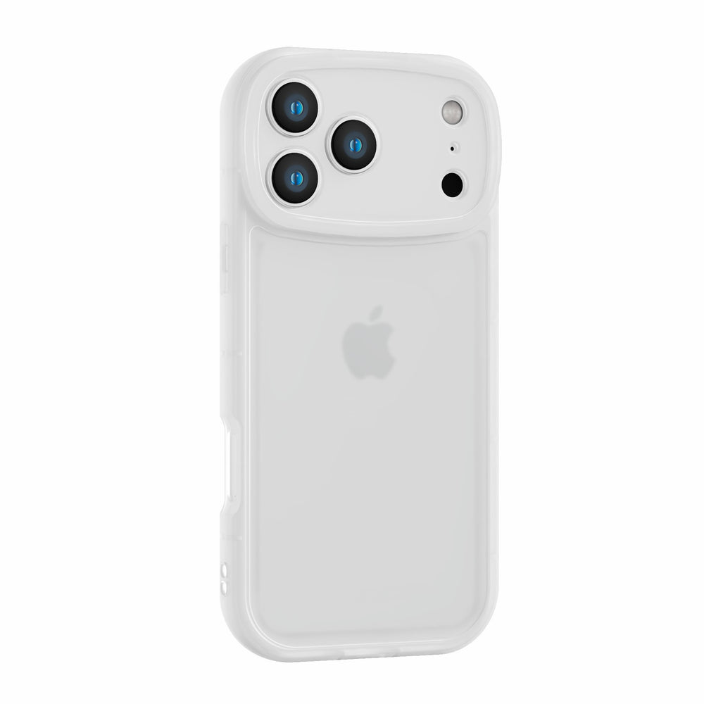 Suitable for apple 17 big eyes frosted groove leather mobile phone protective case iphone16pm lambskin material case