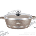 Royaldessini10pcs non-stick aluminum pot soup pot frying pan kitchen utensils one pot non-stick large pot with lid