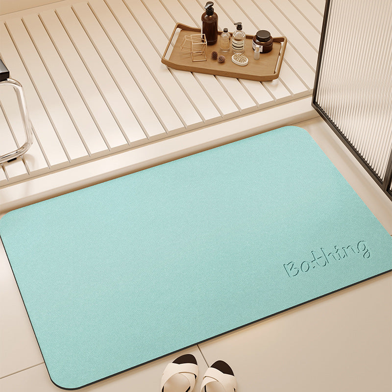 Diatom mud bathroom absorbent floor mat bathroom door shower room quick-drying toilet foot mat non-slip mat carpet bathroom