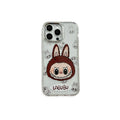 Eye-catching case suitable for apple 17promax mobile phone case, wave and pull iphone16 transparent anti-fall protective case