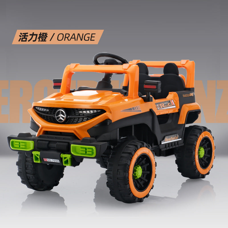Popular children's electric toy car can seat charging four-wheel remote control car can carry baby electric four-wheel drive