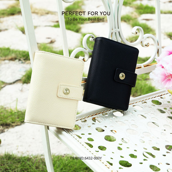 Cross-border supply Women's wallet Stylish and simple Multifunctional wallet Large capacity Multi-card change purse Female
