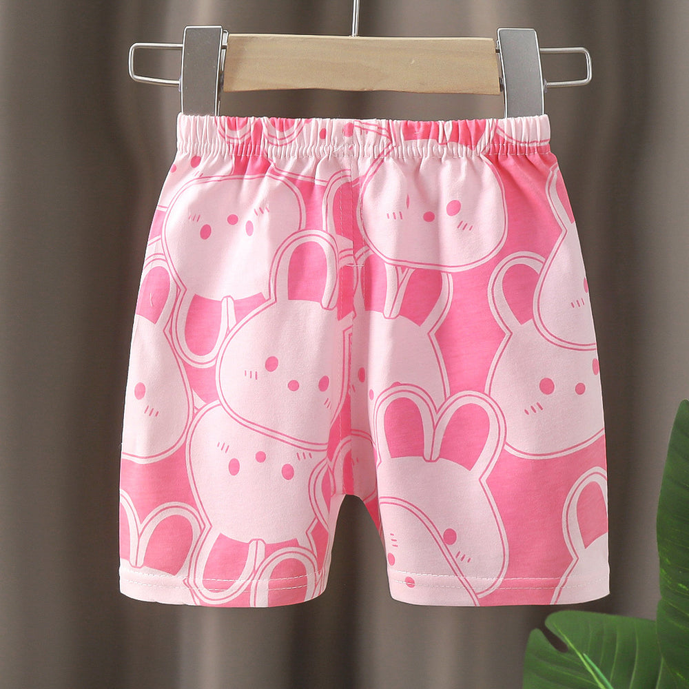 Summer kids' pure cotton shorts, baby pants, boys' and girls' all-cotton casual pants, toddler and child's undershirts - dropshipping available