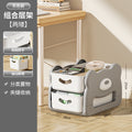 Mobile under-desk bookshelf organizer - portable trolley for students, home, dorm, and desktop storage
