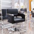 Black backrest + (silver electroplated disc) + silver large round pedal