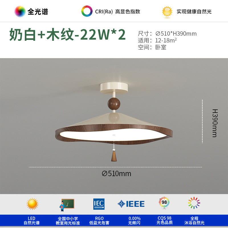 Medieval Creative Ceiling Light Bedroom Room Light Retro Restaurant Study Tea Room Advanced LED Eye Protection Lighting