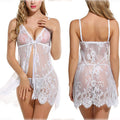 foreign trade sexy lingerie, women's erotic lingerie, european and american style eyelash sheer camisole dress with slit, dropshipping available
