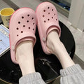 Personalized new arrival rubber and plastic feel fashion men's and women's clogs, lightweight non-slip toe shoes, inner and outer wear sandals