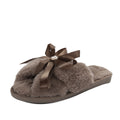 Fall and winternew arrivalmuffa slippersbows cross-border slippers indoor and outdoor slippers women insheattech cross slippers women