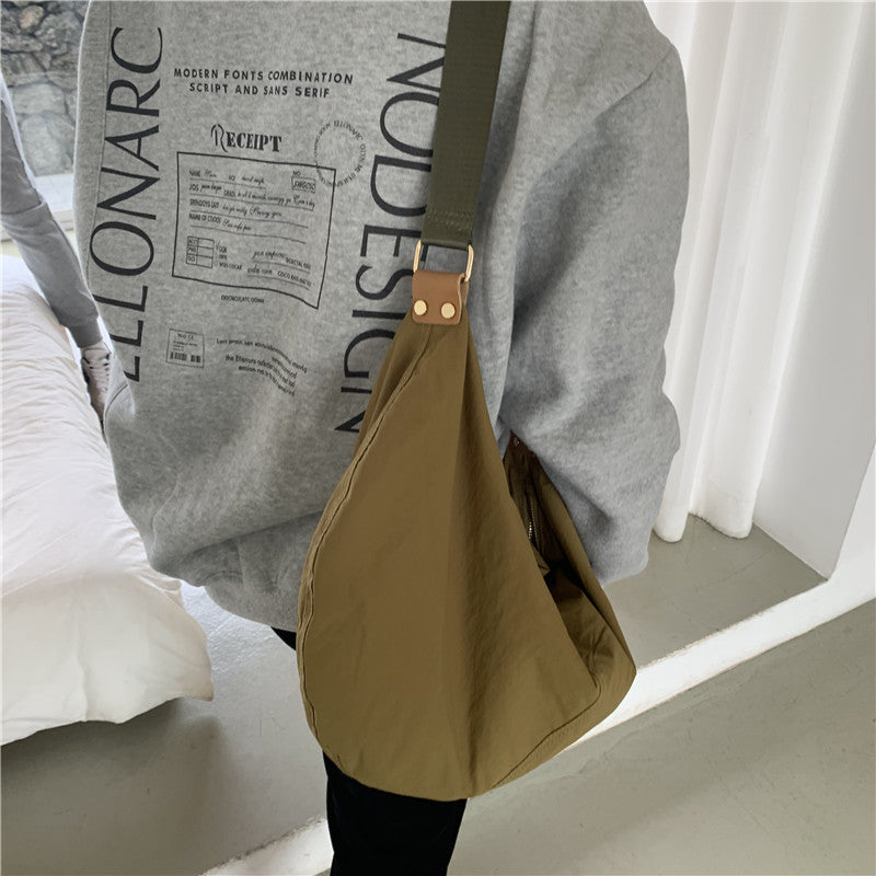 Bag women's 2022 new fashion Korean version women's bag oblique span shoulder bag Korean version dumpling bag armpit bag large capacity tide