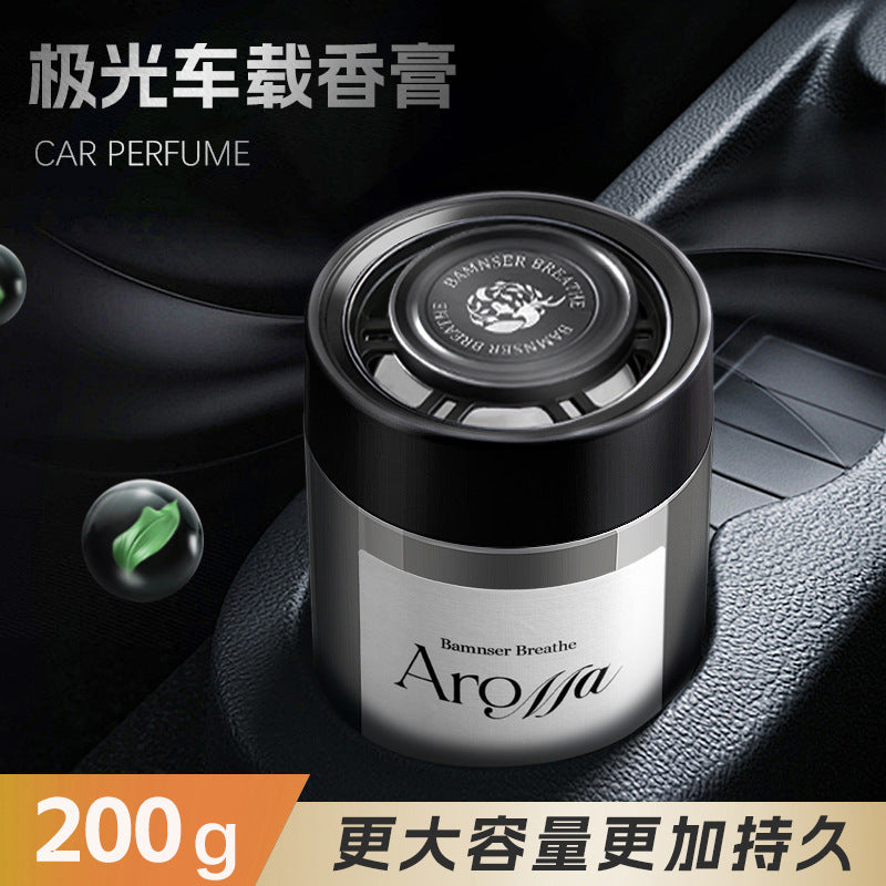 Car air freshener dashboard ornament long-lasting diffuser odor eliminator car aromatherapy solid balm interior accessories