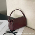 Vintage women's bag 2024 new fashion versatile shoulder crossbody small bag high-end soft leather pillow bag phone bag
