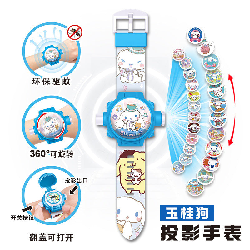 Kids' toy zero mosquito repellent bracelet ultraman kindergarten kuromi boy girl electronic projection watch