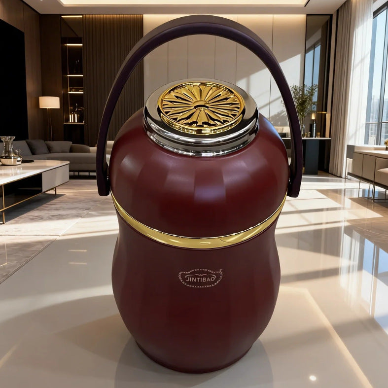 Factory price 304 food grade stainless steel thermal pot large capacity portable thermal tableware food warmer