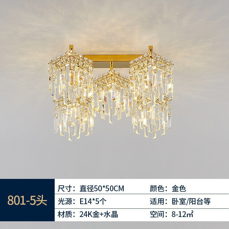 European living room ceiling lamp Zhongshan lighting Nordic restaurant chandelier ceiling lamp Modern villa hall master bedroom lamp