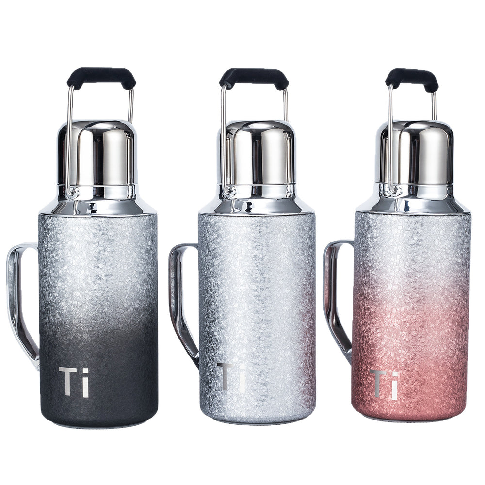 High-end titanium-coated machine cover retro thermal insulation tea cup health-preserving high-value titanium cup business gift box set gift water