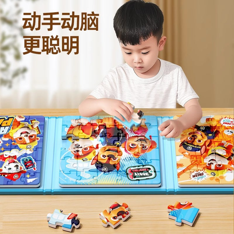 Paw patrol magnetic puzzle - early education & brain training toy for kids - magnetic toy for boys & girls - smart baby gift - creative gift