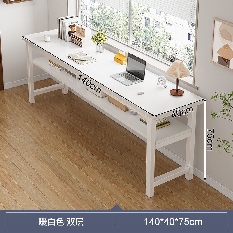 Home desk desktop computer table bedroom solid wood bench desk office desk student writing desk simple square table