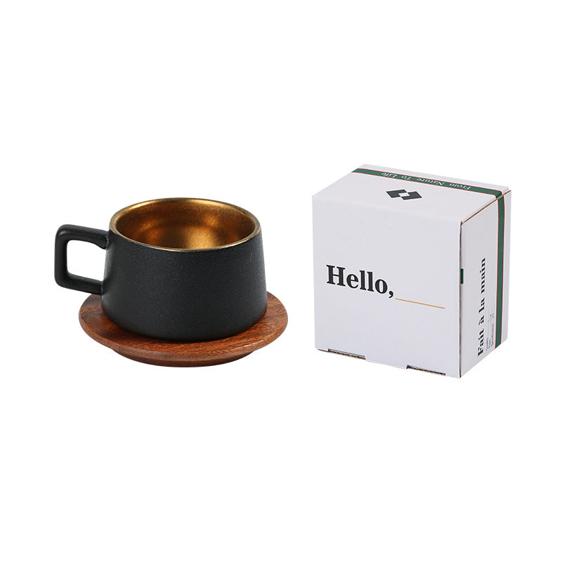 Ins scandinavian high-looking stylish ceramic mug office afternoon tea hand gift mug coffee cup suit