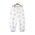 Baby pants summer thin pure cotton children's mosquito pants boys girls bloomers baby long pants sleep pants mesh