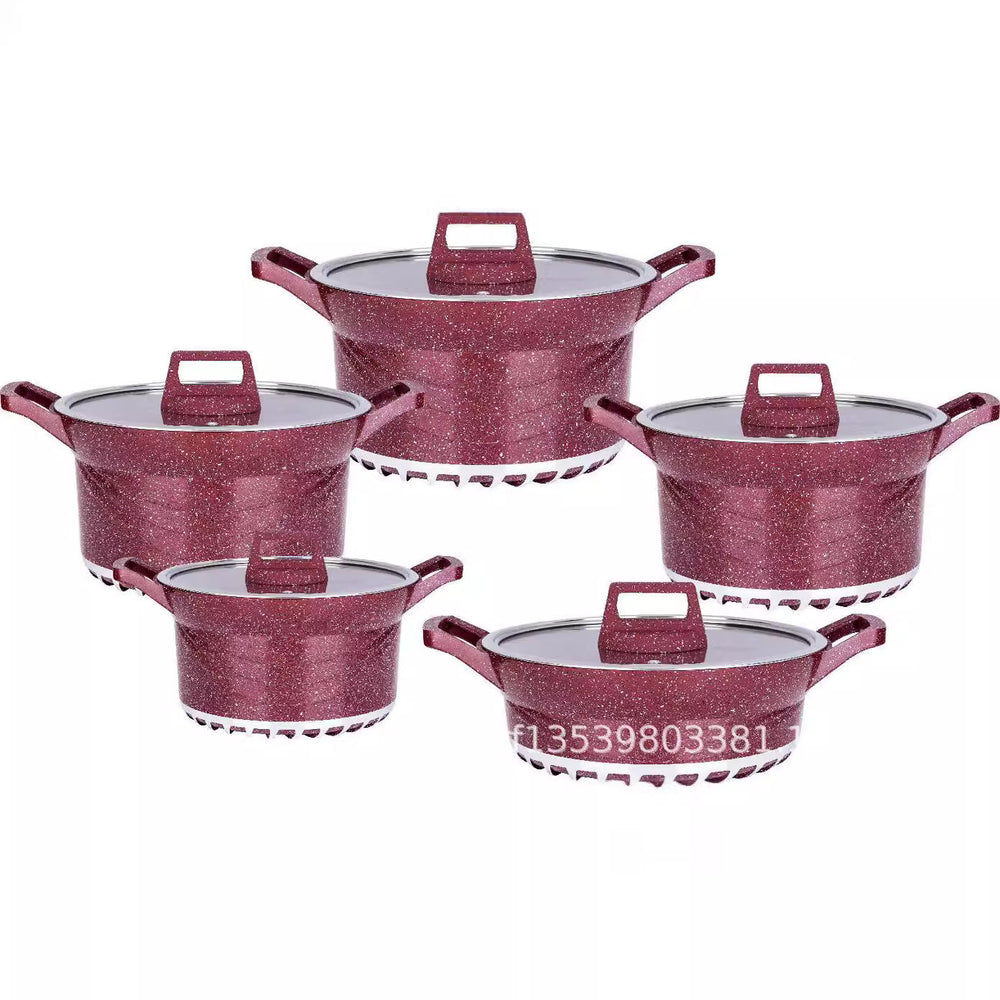 10pcs suit soup pot rongfa