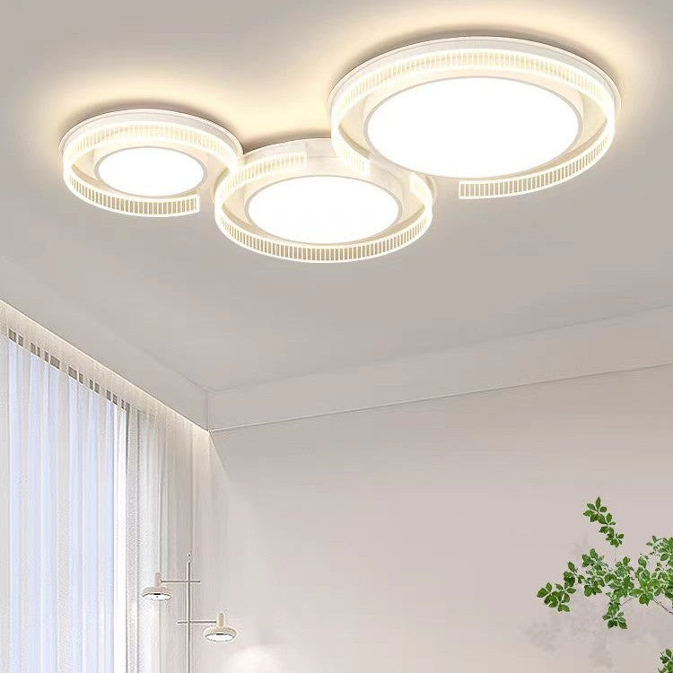 Italian minimalist living room main light modern minimalist high-end hall full spectrum bedroom ceiling light Zhongshan lighting atmosphere