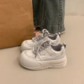 Best sellingthick soleplatform shoeswhite shoes women's height increasingniche style sneakers 2026 super popular new spring summer casual sports shoes
