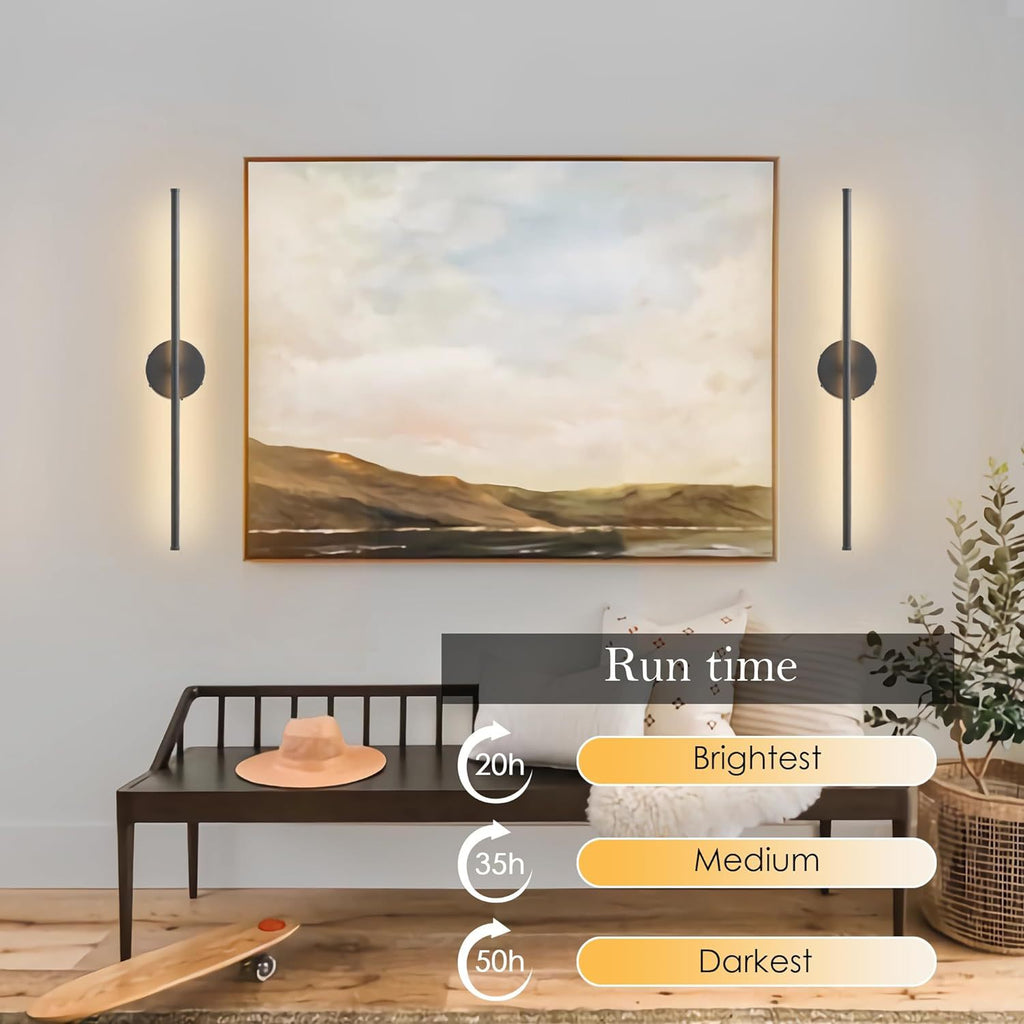 hot sale line wall lamp square bottom box strip living room sofa TV background bedroom bedside lamp