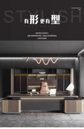 Boss desk office desk casual modern president manager desk supervisor table and chair combination light luxury executive desk office furniture
