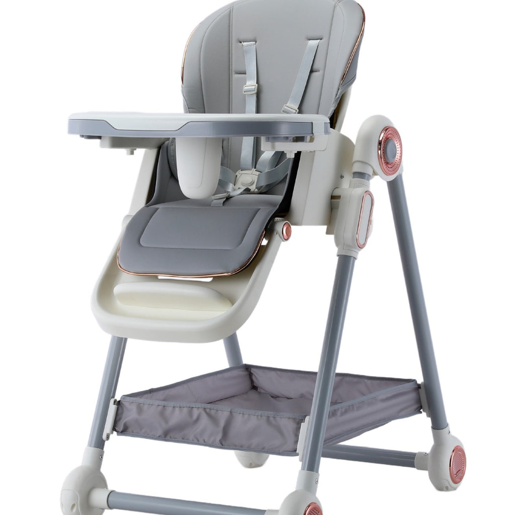 Baby Dining Chair Multifunctional Foldable Home Portable Baby Dining Table Seat Children Rockable Reclining Chair