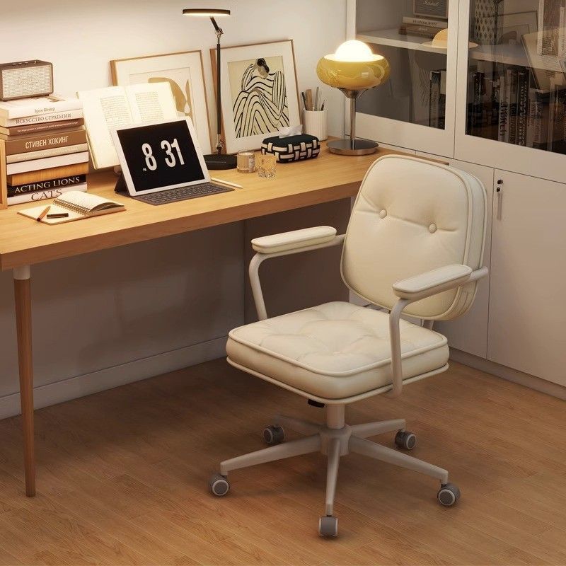 Accessible luxury style computer chair modern casualfor home bedroom conference room office chair study backrest study adjustable swivel chair