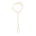 New amazon cross-border fashion niche style women's gold finger chain