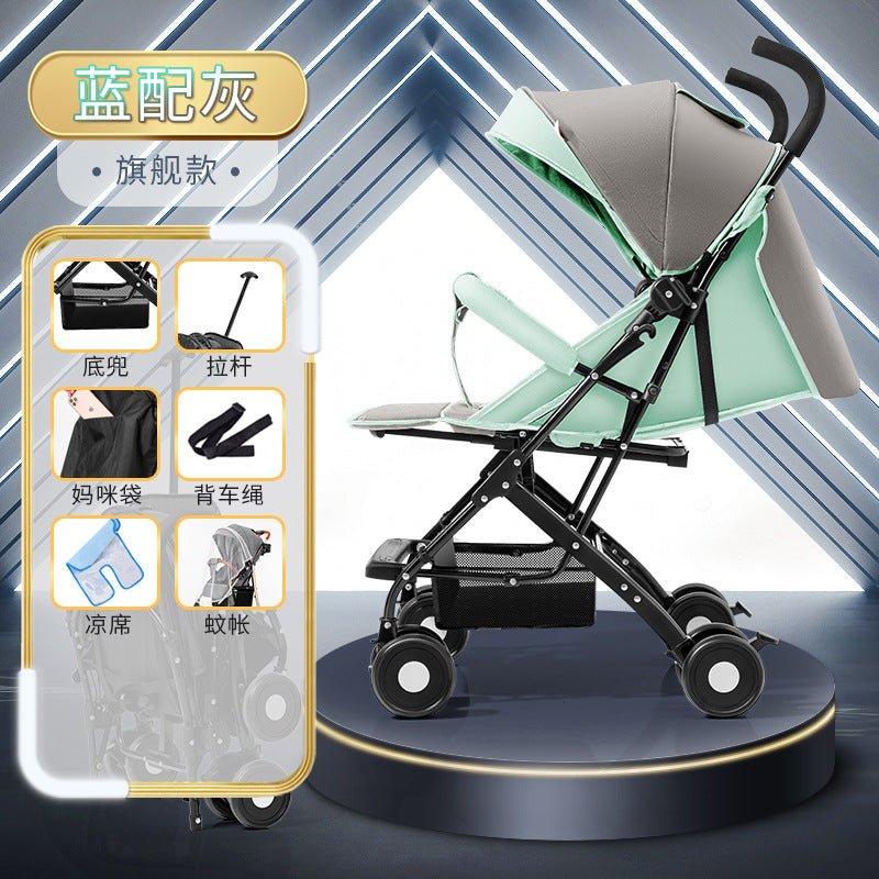 Ultralight baby stroller - convertible, foldable, portable - perfect for outings with your little one!
