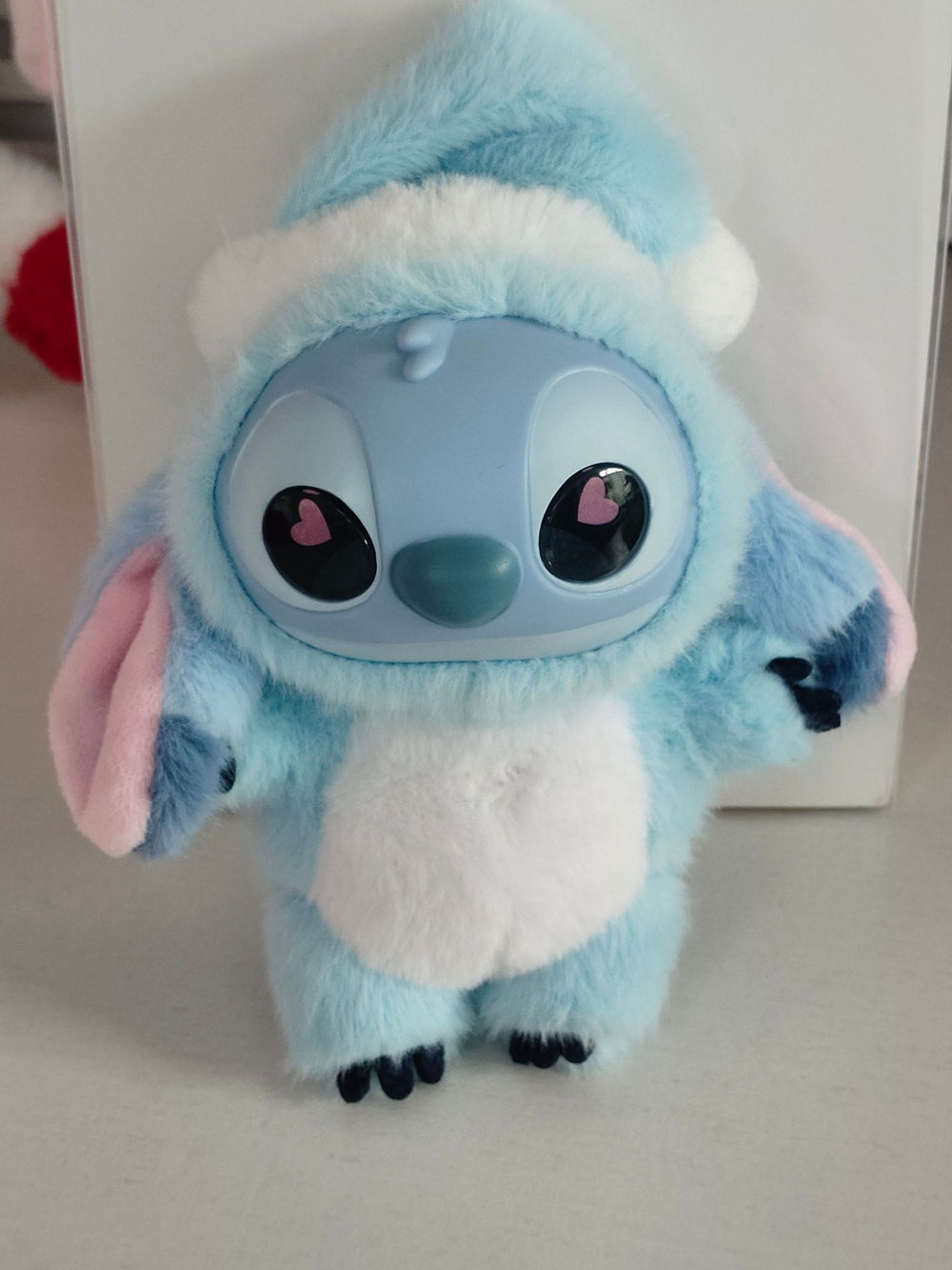 Disney purple doll plush toy stuffed animal bag charm bb squeak cartoon doll kids girls gift wholesale