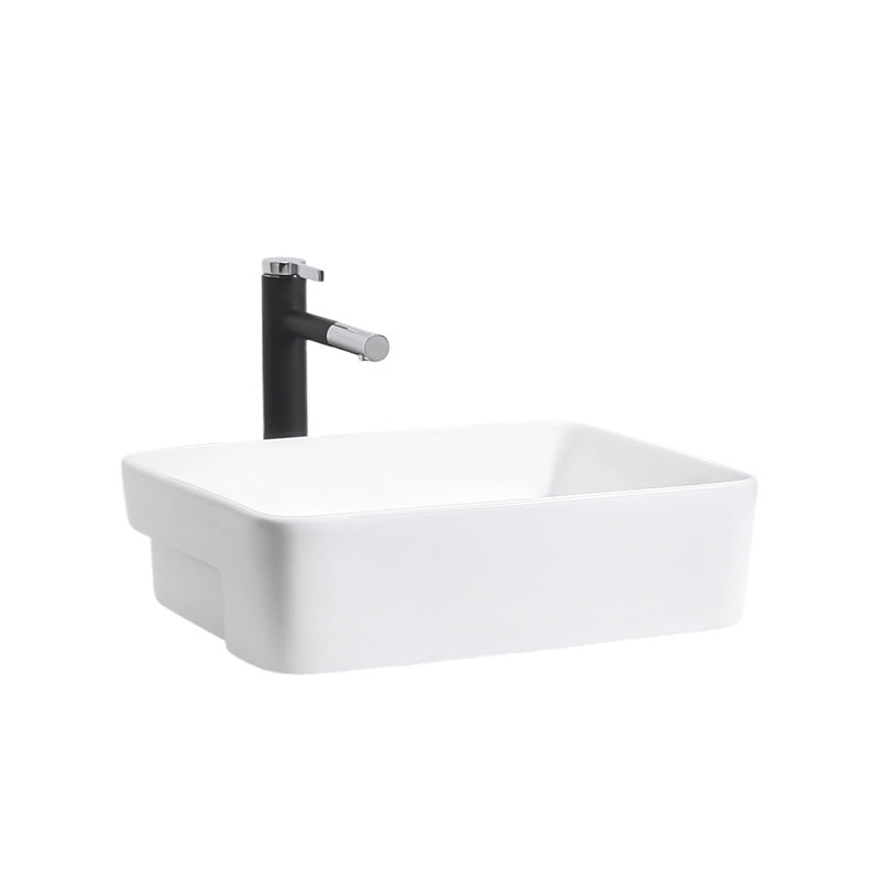 陶瓷艺术台上盆酒店公寓简约洗手盆洗手间浴室柜洗漱台小户型单盆