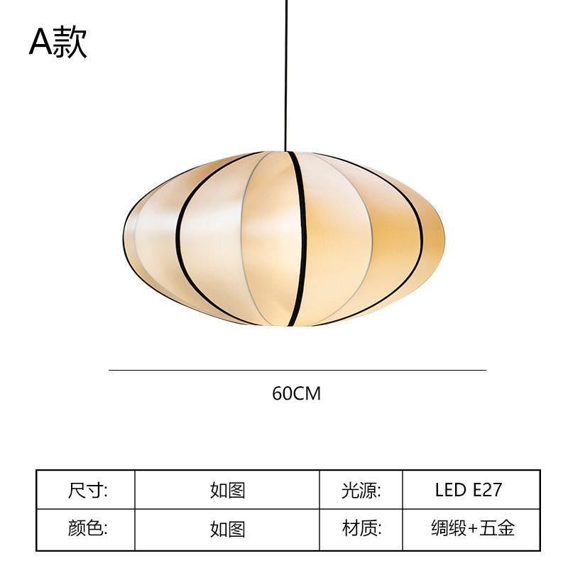 Vintage restaurant chandelier Japanese retro bedroom tea room lamp B & B new living room medieval lantern lamp