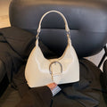 K-stylespringnew arrival shoulder bagfashioncasual oil wax leather armpit bageasiest for matchwork clothing daily dumpling bag for women