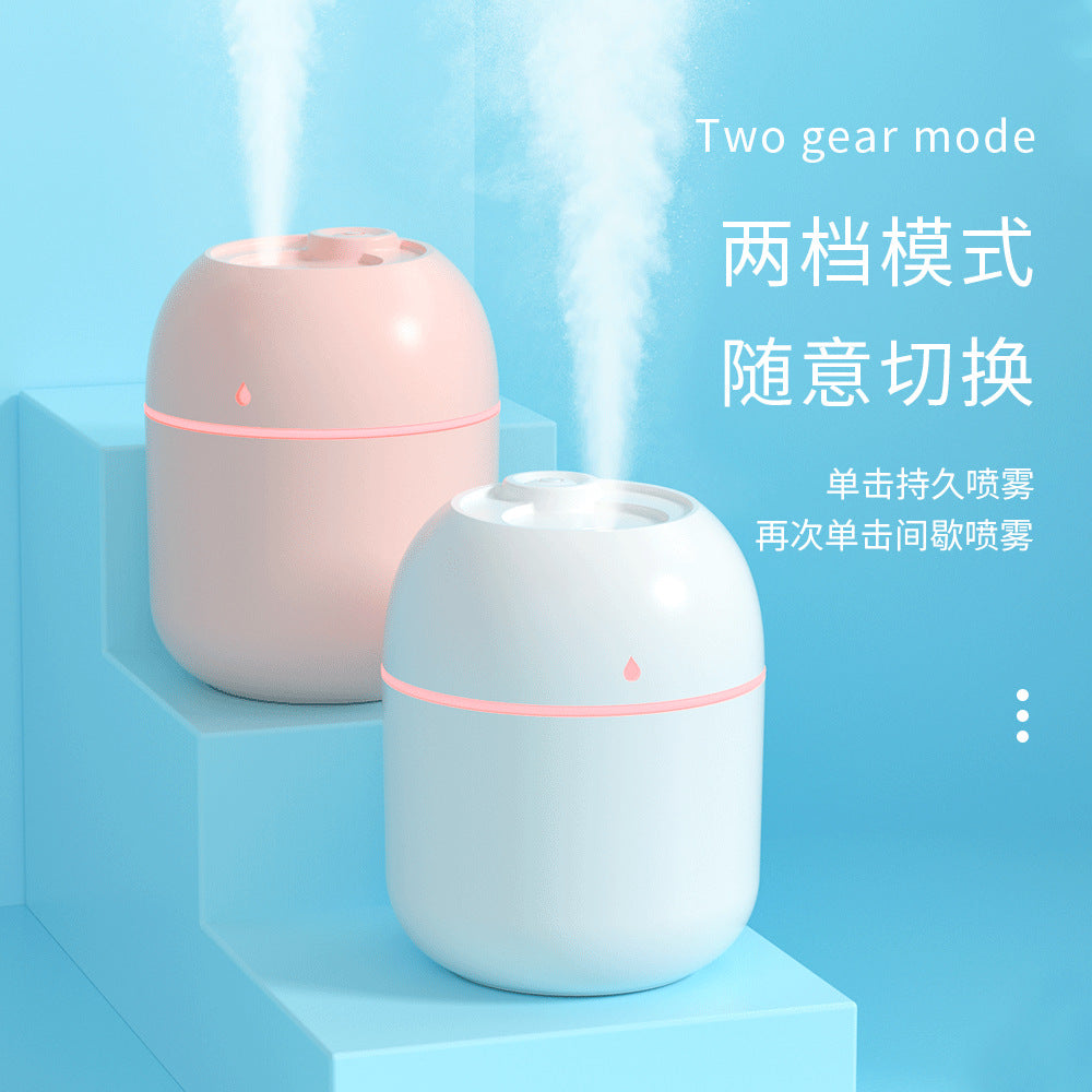 Water drop humidifier minifor home desktop small car dormitory bedroom atmosphere light silent hydration humidifier