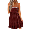 new multicolor printed bandeau ruched dress for women - perfect for cross-border e-commerce on  us &