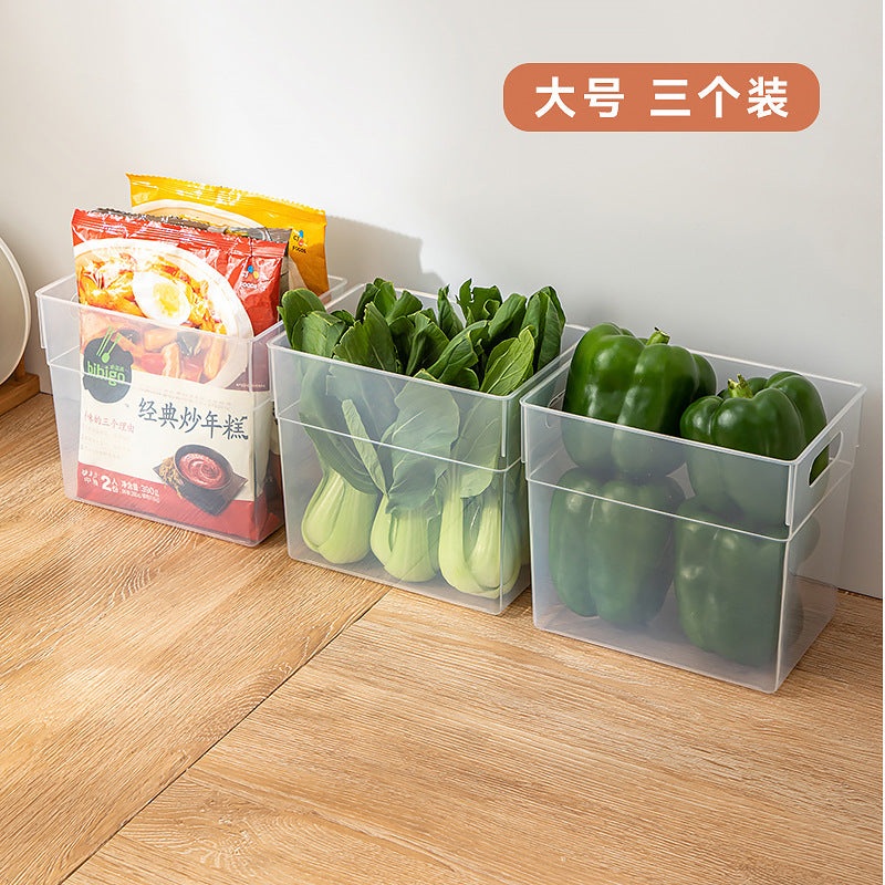 Kitchen Vegetables and Fruits Refrigerator Storage Box Transparent Frozen Fresh-keeping Box Food Grade Beverage Dumplings Egg Storage Box