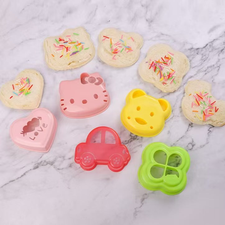 Diy sandwich mold bread cutter - cartoon toast cutter, rice ball mold, bread cutter - bear toast cutter