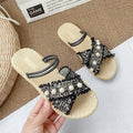 Fairy-style woven sandals for women, perfect for beach vacations and pairing with skirts. new summer collection, unique and elegant women's footwear